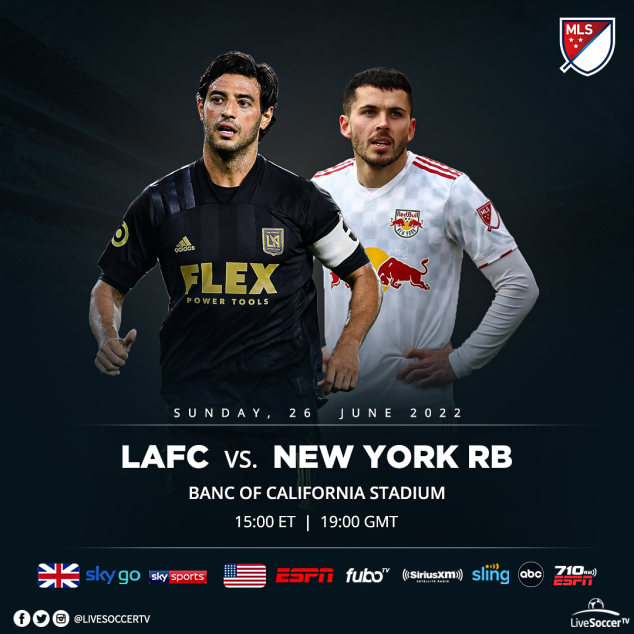 LAFC, New York Red Bulls, Broadcast Listings, MLS