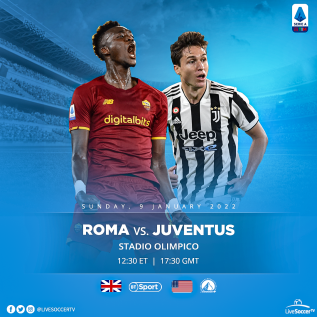 Roma, Juventus, Broadcast Listings, Serie A